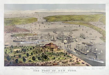Il porto di New York: vista a volo d